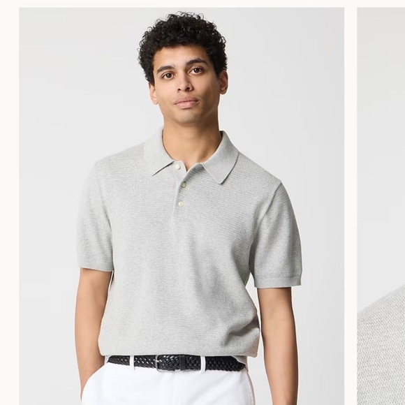 J. Crew Other - J. Crew Heather Gray Polo Shirt